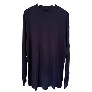 Vintage Eddie Bauer Men’s 100% Cotton Long Sleeve Shirt Size XXL Tall - Navy